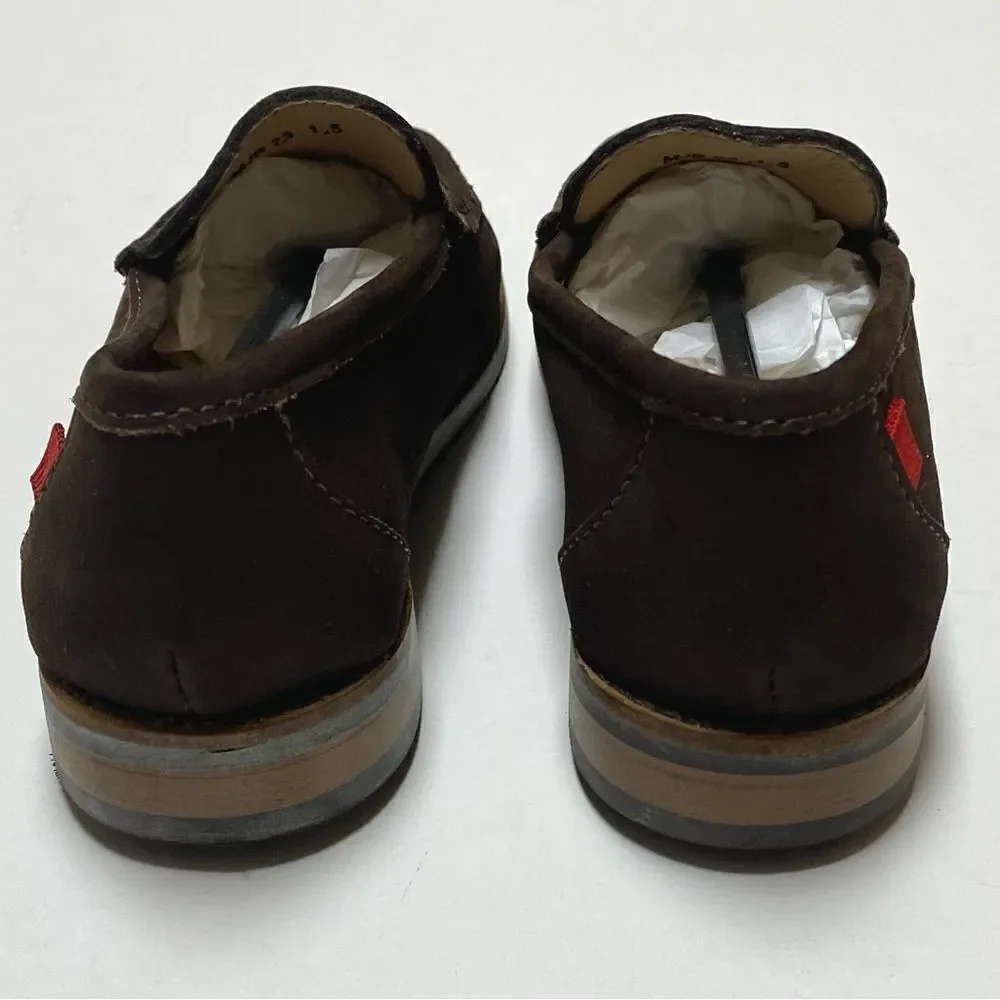 Marc Joseph New York Girl’s Brown Leather Madison Shoes Sz 1.5 NIB